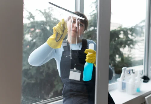 Nettoyage de vitres intérieures et extérieures à Borne